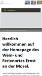 Mobile Screenshot of ernst-mosel.de